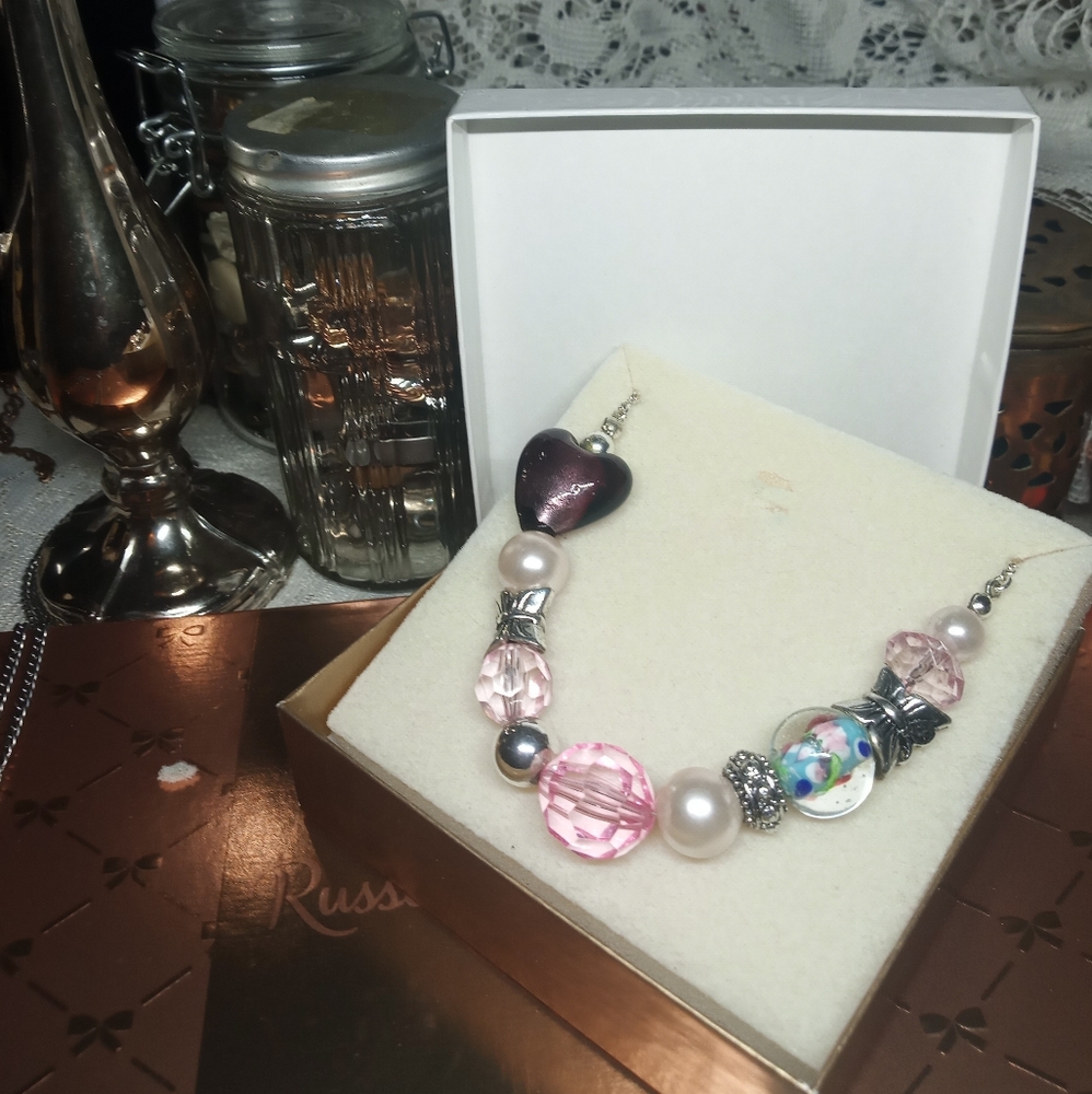 Beautiful Glass Bead Necklace